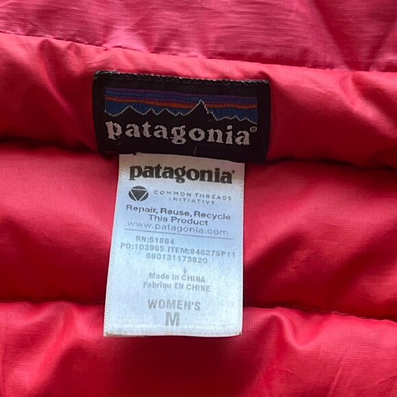 Hot Pink Patagonia Puffer Vest - Picture 6 of 8